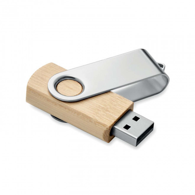 CLE USB PERSONNALISABLE 'TWISTER BAMBOU' 16 GO  - bois