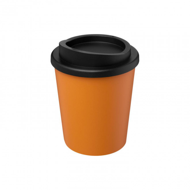 GOBELET AMERICANO® PERSONNALISABLE 'IBON RECYCLE MINI' - orange/noir