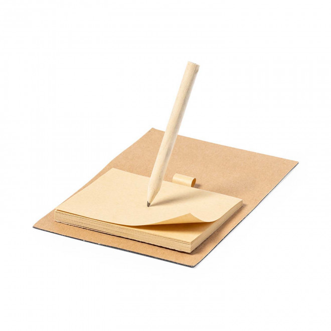 BLOC-NOTES AIMANTE PERSONNALISABLE 'AIMAMBLOC RECYCLE' - kraft