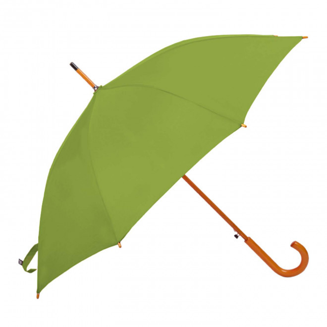 PARAPLUIE CANNE PERSONNALISABLE 'DUNDEE RPET' - vert
