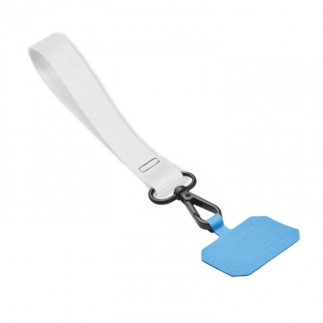 LANIERE POUR TELEPHONE PERSONNALISABLE 'BASICLAN MINI SUBLI' - bleu clair