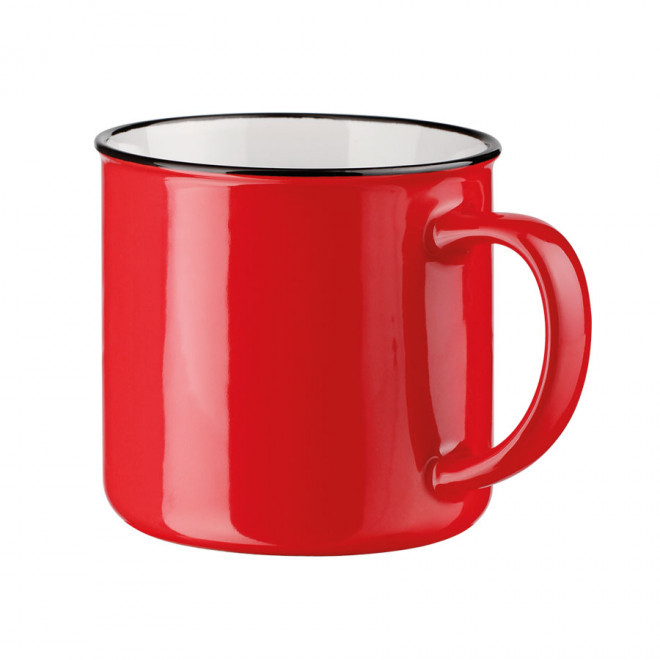 MUG PERSONNALISÉ EN CÉRAMIQUE 'SKYBURY' - rouge