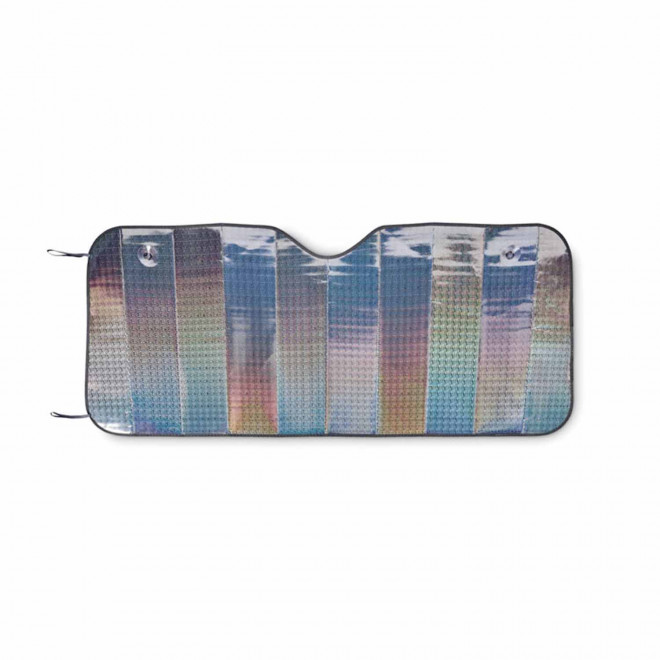 PARE-SOLEIL PLIABLE PERSONNALISABLE 'TINDA' - argenté