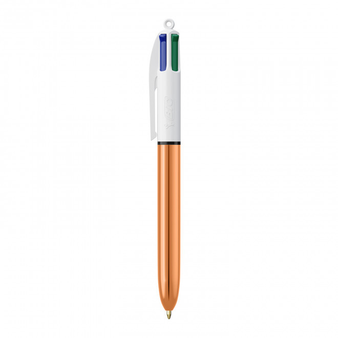 EXPRESS 72H - STYLO PERSONNALISÉ BIC® 4 COULEURS 'SHINE' - or rose