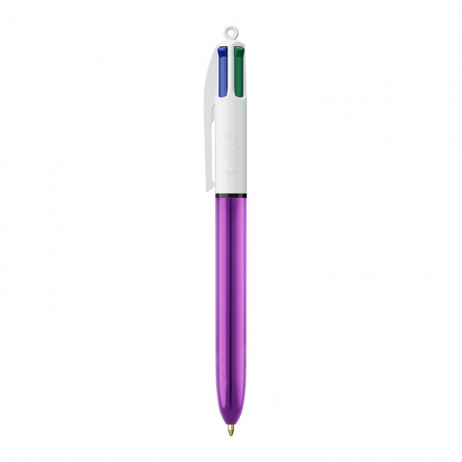 EXPRESS 72H - STYLO PERSONNALISÉ BIC® 4 COULEURS 'SHINE' - violet