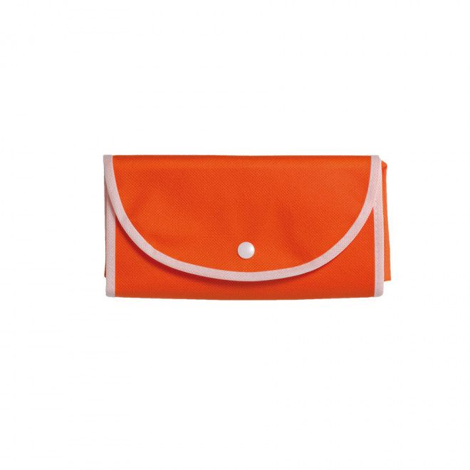 SAC SHOPPING PUBLICITAIRE PLIABLE 'FOLDY' 80 GR/M² - orange