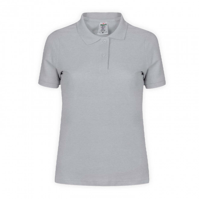 POLO FEMME PERSONNALISABLE 'TERIM 180' - gris