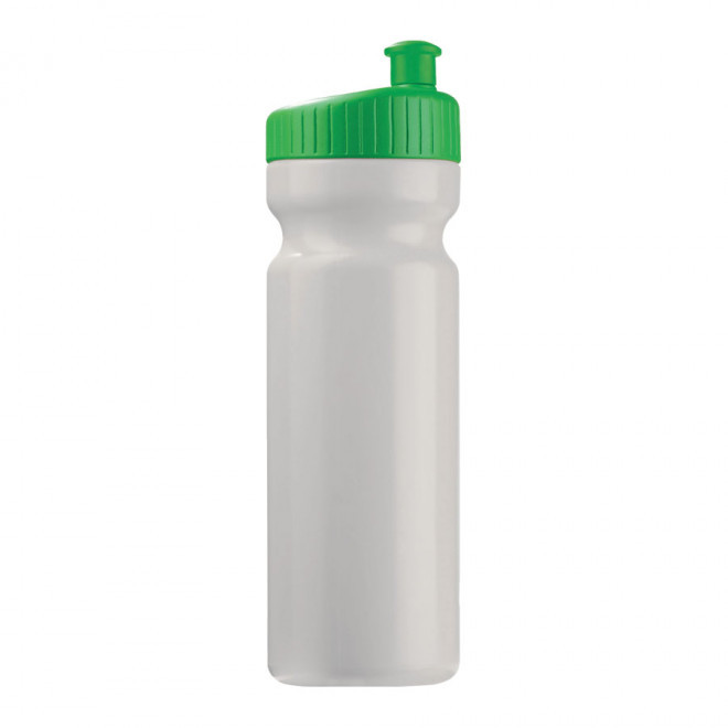 GOURDE DE SPORT PERSONNALISÉE 750ML OPAQUE BLANC 'TRAIL' - vert