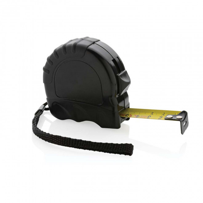 METRE RUBAN PERSONNALISABLE 'MESURA 5M RCS' - noir