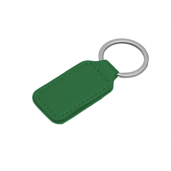 PORTE-CLES PUBLICITAIRE RECTANGLE 'CAMARA' - vert foncé