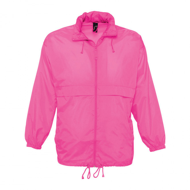 COUPE-VENT IMPERMEABLE MIXTE NON-DOUBLÉ 'SURF' - rose fluo