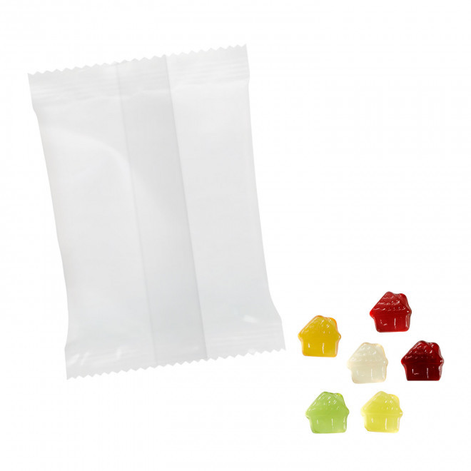 BONBONS GOMME DE FRUITS PERSONNALISABLE 'PIMPY' - maison