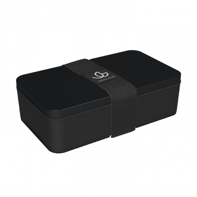 LUNCH BOX GOODJOUR® SIMPLE PERSONNALISABLE 'TOCCOA' - noir
