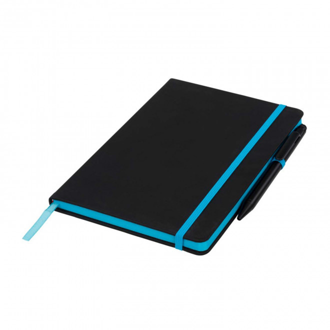 RAPIDE 4J - CARNET RIGIDE A5 PERSONNALISABLE 'LEVENTO COLOR STYLE' - bleu