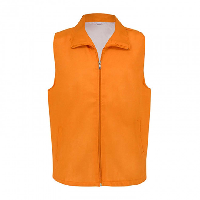 GILET TRAVAIL MIXTE PERSONNALISE 'GILTA' - orange
