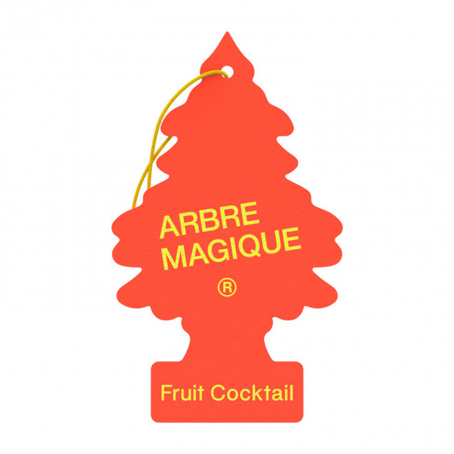 DESODORISANT ARBRE MAGIQUE PERSONNALISABLE 'SAPIN' - fruit cocktail