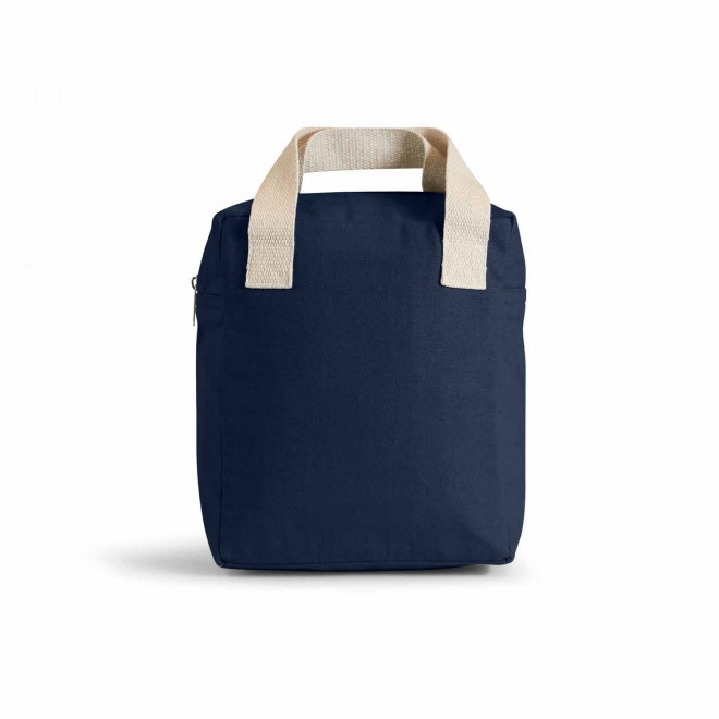 LUNCH BAG EN COTON BIO PERSONNALISABLE 'TAIO' - bleu marine