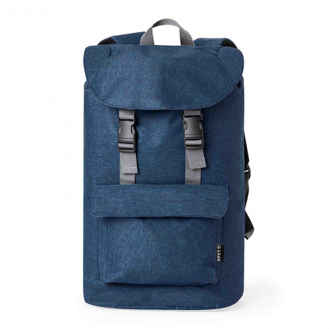SAC A DOS PERSONNALISABLE RPET 'MONTAZ' - bleu marine