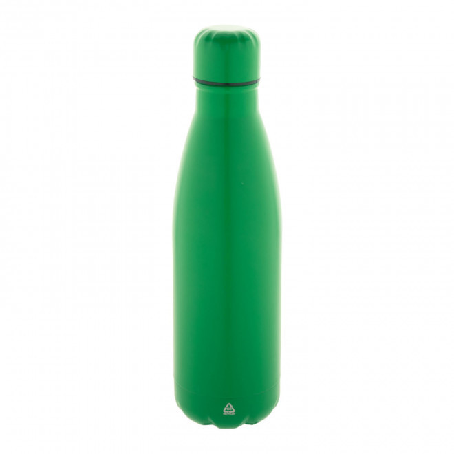 BOUTEILLE ACIER 790 ML PERSONNALISABLE 'BROUDO RECYCLE' - vert