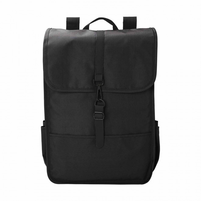 SAC A DOS PERSONNALISABLE EN RPET 'RICKLY' - noir