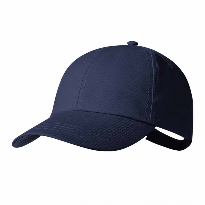 CASQUETTE PERSONNALISABLE 6 PANS 'ANTO' - bleu marine