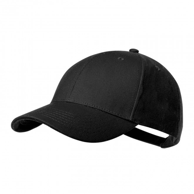 CASQUETTE PERSONNALISABLE 'CALYPSA BIO 6' - noir