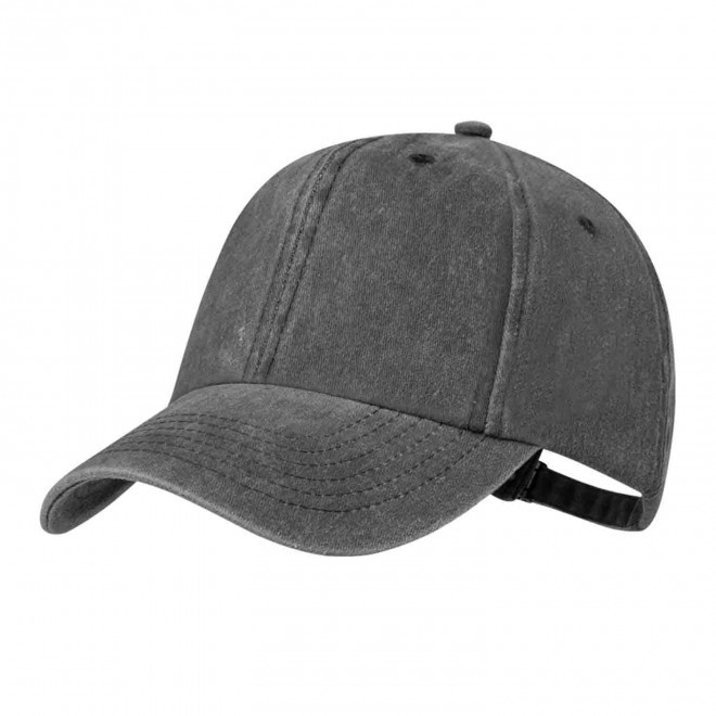 CASQUETTE PERSONNALISABLE EFFET DELAVE 'ZORPA 6' - gris