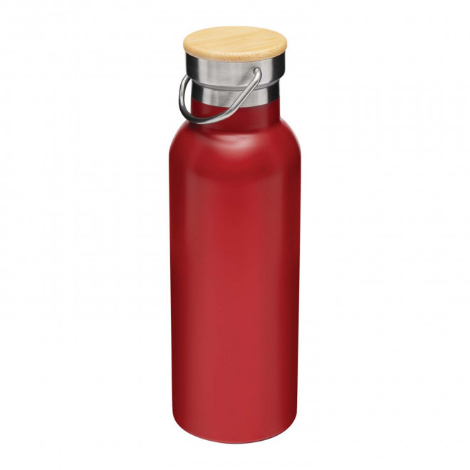BOUTEILLE ISOTHERME PERSONNALISABLE 500 ML 'HOLLY MATE' - rouge