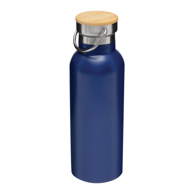 BOUTEILLE ISOTHERME PERSONNALISABLE 500 ML 'HOLLY MATE' - bleu