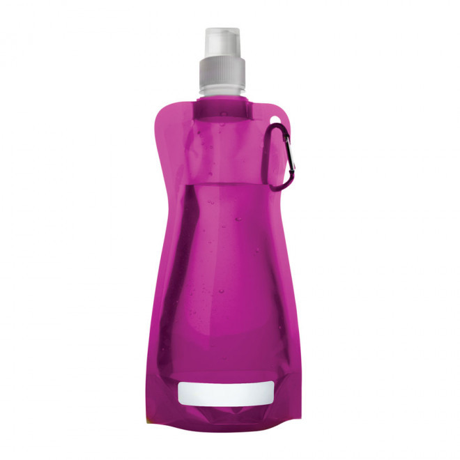 GOURDE PERSONNALISÉE AVEC MOUSQUETON 'FITTY' - rose