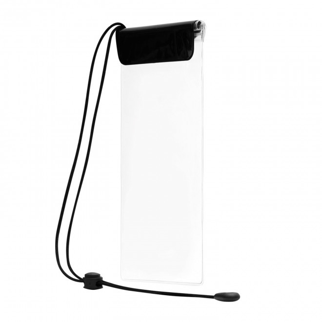 POCHETTE PERSONNALISABLE ETANCHE POUR TELEPHONE 'WATERPRO XL - noir