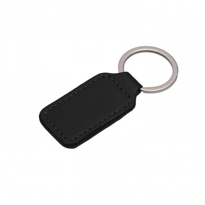 PORTE-CLES PUBLICITAIRE RECTANGLE 'CAMARA' - noir