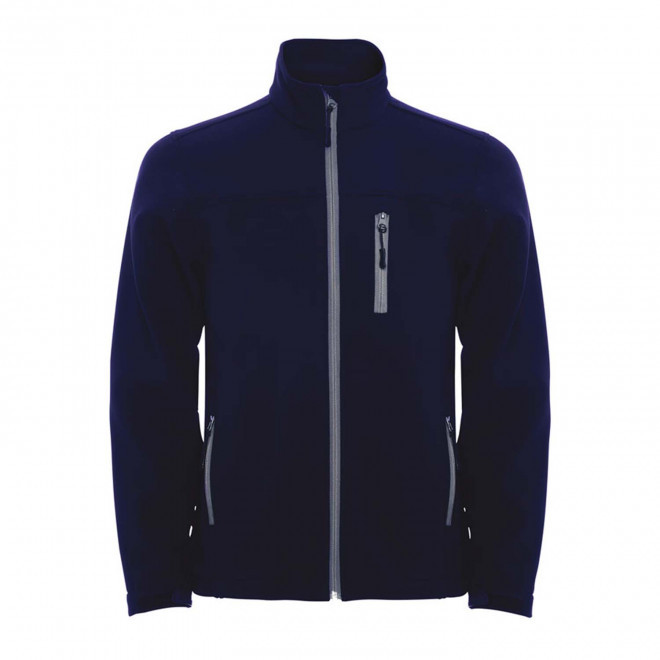 RAPIDE 4J - VESTE SOFTSHELL PERSONNALISABLE HOMME 'ANTARDIDA' - bleu marine