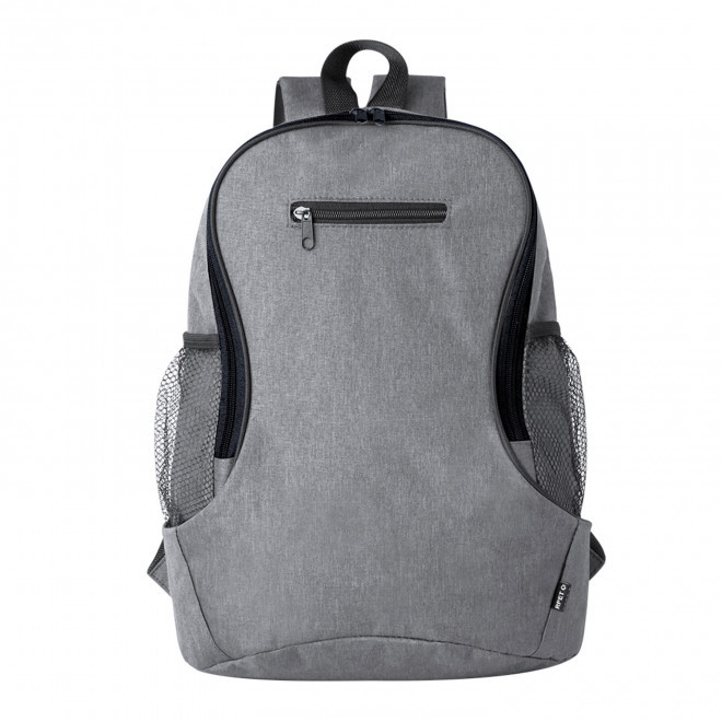 SAC A DOS PERSONNALISABLE 'CALAS RPET' - gris
