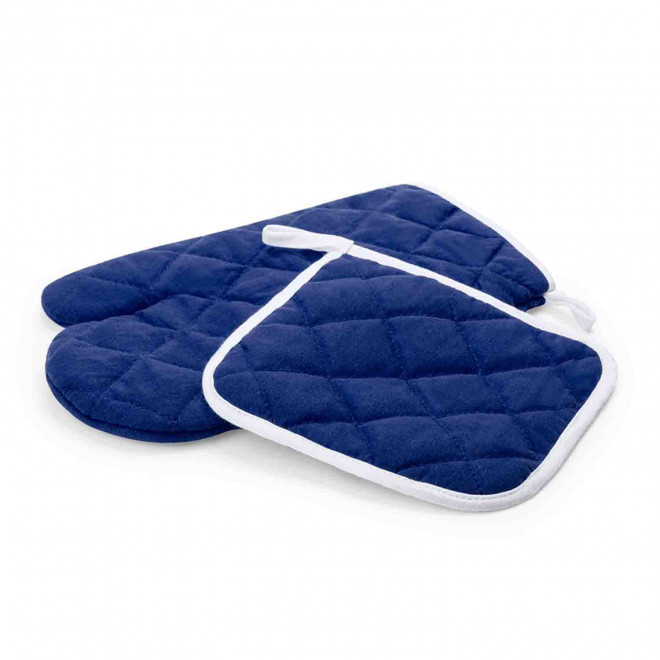 SET DE 2 MANIQUES PERSONNALISABLE 'GRYTA' - bleu marine