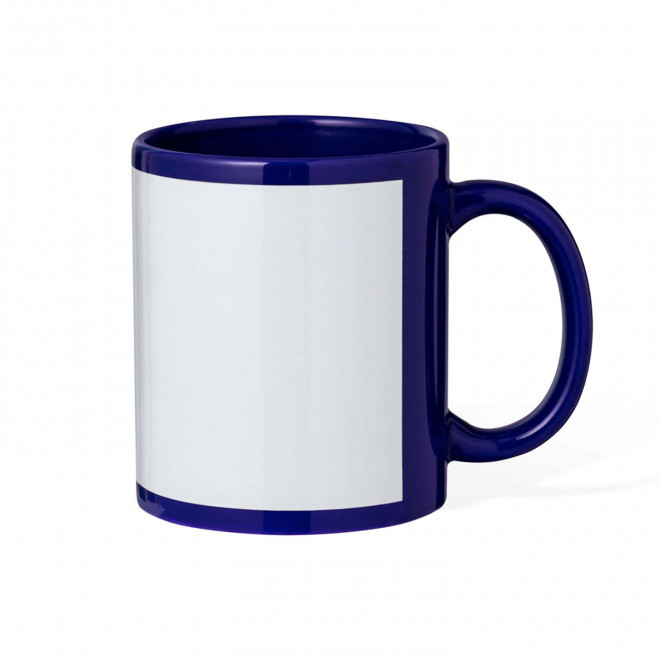 MUG CERAMIQUE PERSONNALISABLE SUBLIMATION 'COLORPOPY' - bleu marine