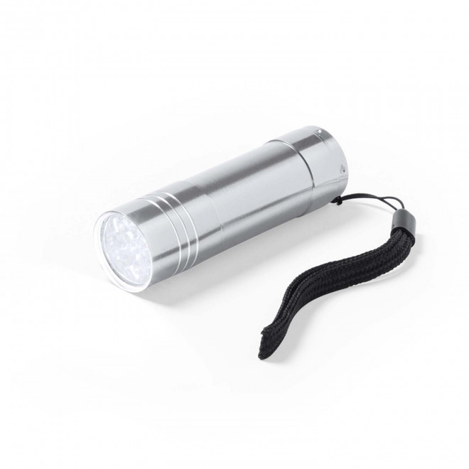 LAMPE DE POCHE PERSONNALISABLE 'FLARO' - argenté