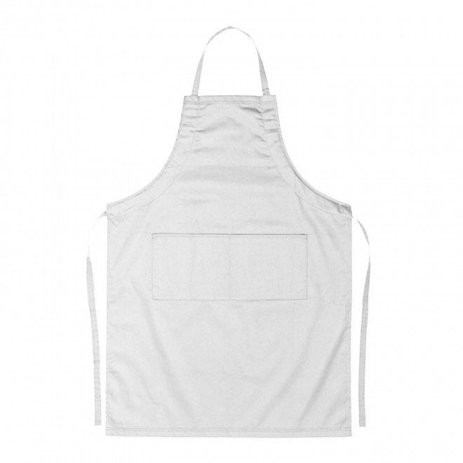 TABLIER PERSONNALISABLE 'CHEF AJUSTABLE' - blanc