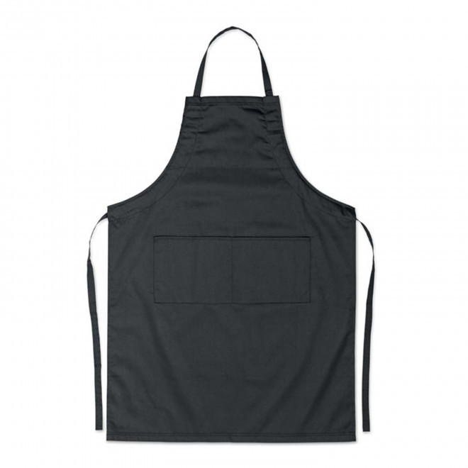 TABLIER PERSONNALISABLE 'CHEF AJUSTABLE' - noir