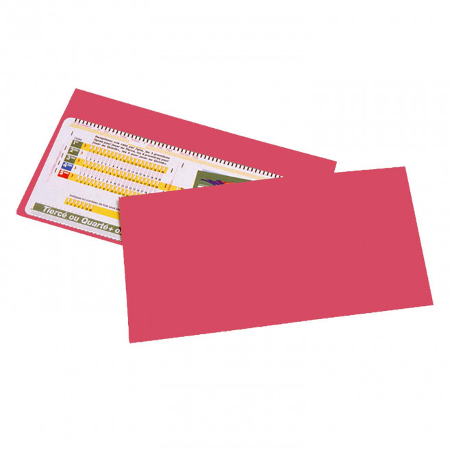 POCHETTE PERSONNALISABLE PMU 1 VOLET 'LUCKY LUCK' - fuchsia