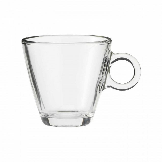 TASSE A CAFE PERSONNALISABLE 230 ML 'TREMPER' - verre transparent