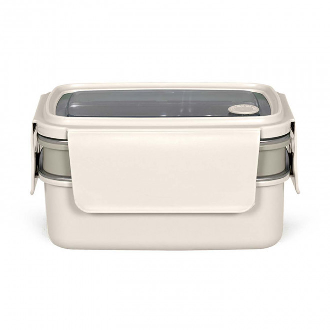 LUNCH BOX PUBLICITAIRE ISOTHERME LIVOO® 'ISOBOX'  - beige