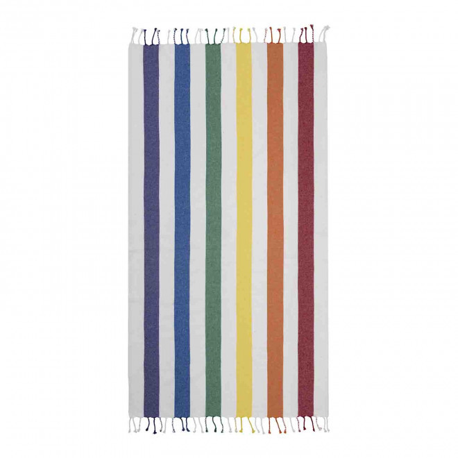 PAREO/FOUTA PERSONNALISABLE 'HORTENSE 180 RECYCLE MULTI' - multicolore