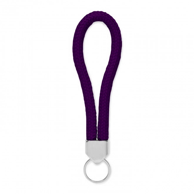 PORTE CLE CORDE PERSONNALISABLE 'KALOU' - violet