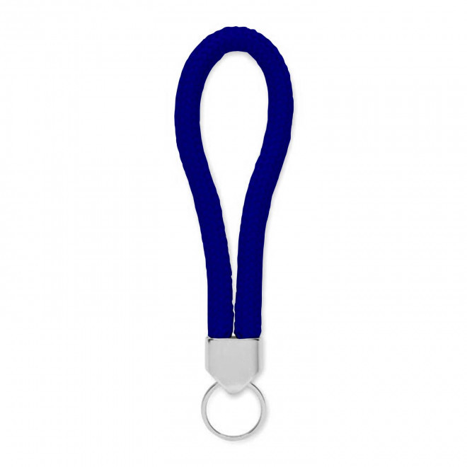 PORTE CLE CORDE PERSONNALISABLE 'KALOU' - bleu reflex