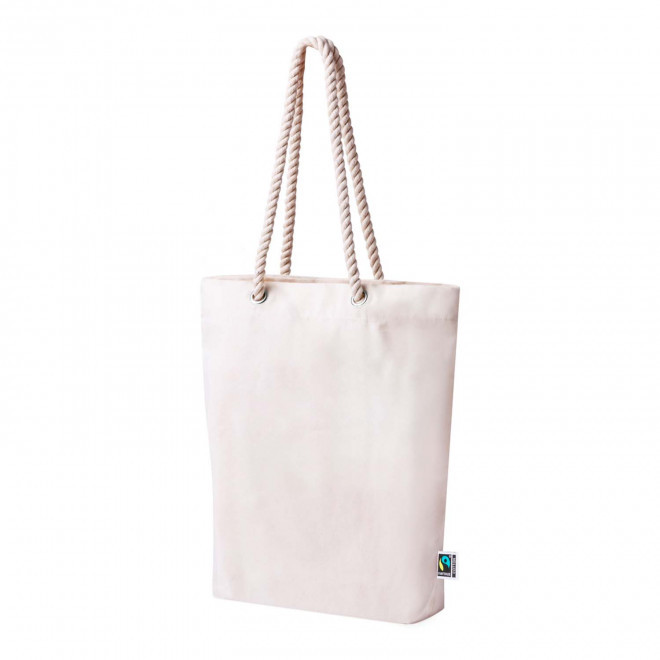 SAC PLAGE EN COTON PERSONNALISABLE 'IBIZA COTON FAIRTRADE' - naturel