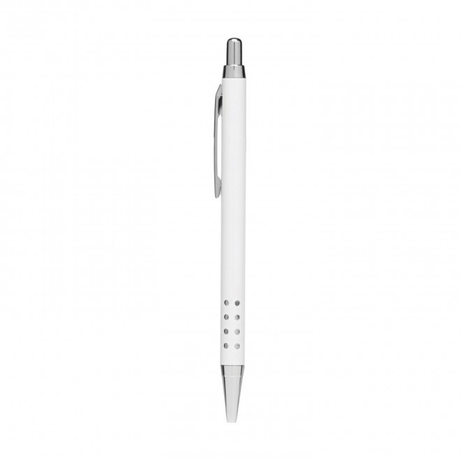 STYLO PERSONNALISABLE 'ALUSTI POINT' - blanc brillant
