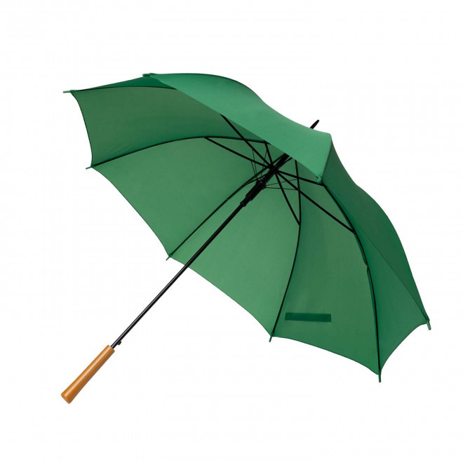 PARAPLUIE PERSONNALISABLE MANCHE DROIT AUTO 'ABERDEEN' - vert