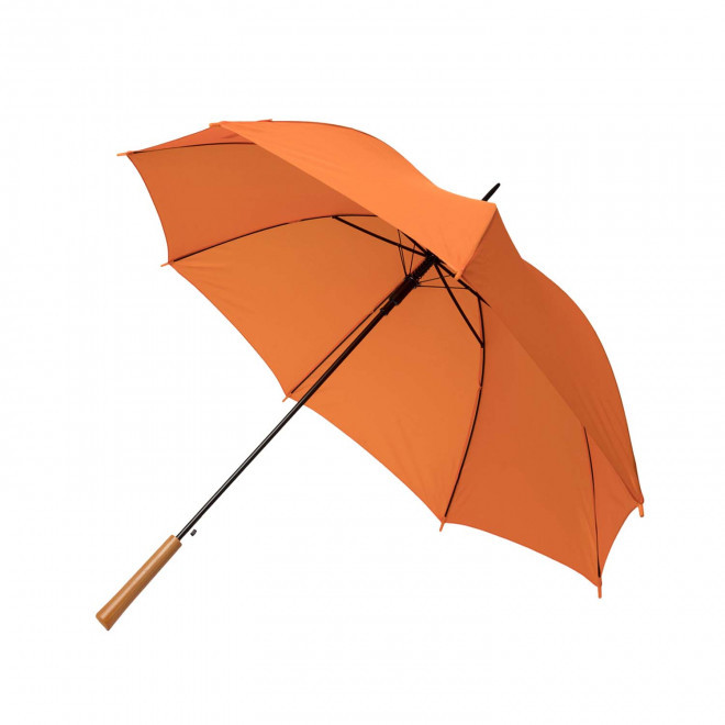 PARAPLUIE PERSONNALISABLE MANCHE DROIT AUTO 'ABERDEEN' - orange