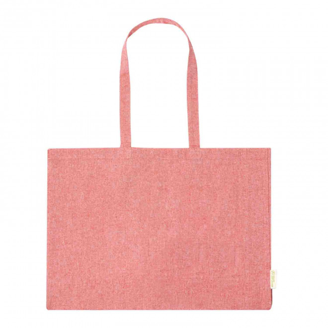 SAC COTON RECYCLE 220GR/M² PERSONNALISABLE 'MAXI BOQUITA' - rouge